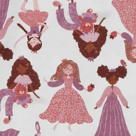 Carter's Just One You&reg; Toddler Girls' Princesses and Horses Long Sleeve Pajama Set - Pink image {1}