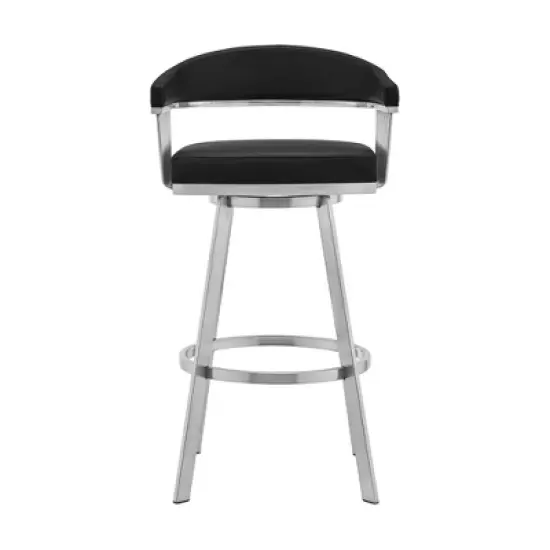 26" Bronson Counter Height Barstool - Armen Living image {1}