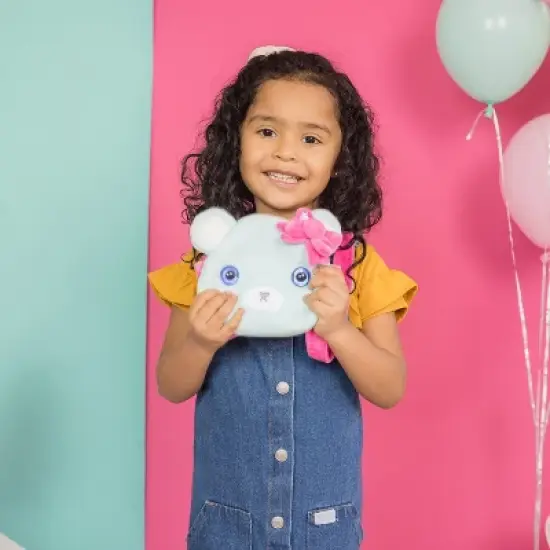 Adora Be Bright Purse for Little Girls - Stuffed Animal Bear Design - Eyes Light Up image {4}