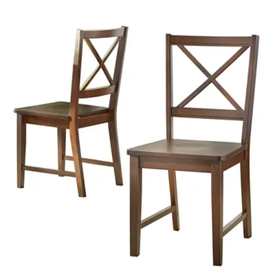 Set of 2 Virginia Crossback Dining Chairs - Buylateral image {6}