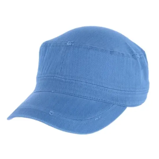 David & Young Women's Distressed Solid Color Cadet Hat image {4}