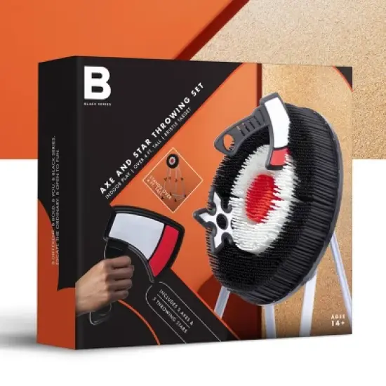 Black Series Axe Throwing Target Set image {6}