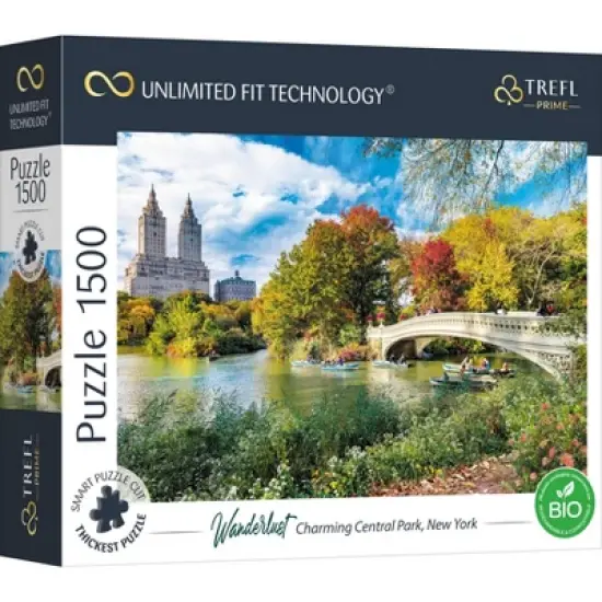 Trefl Wanderlust: Charming Central Park New York Jigsaw Puzzle - 1500pc image {1}