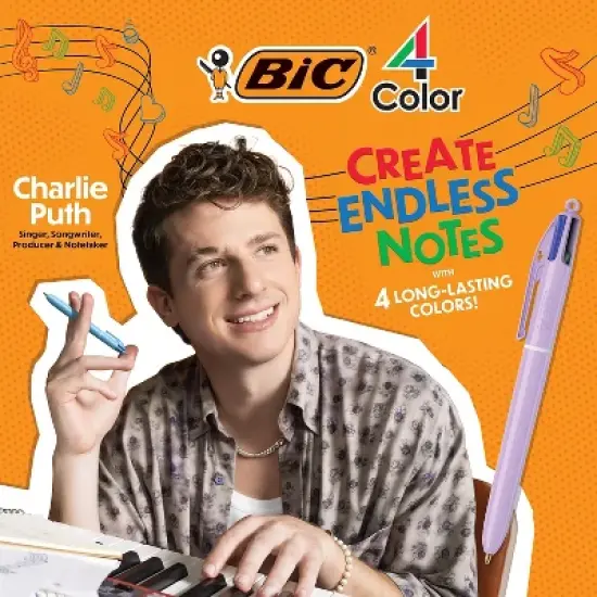 BIC 4-Color Retractable Ballpoint Pen Medium Point 1.0mm Assorted Ink 3/Pack (MMAP3-AST) image {1}