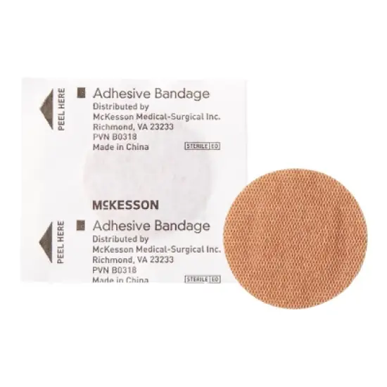 McKesson Spot Adhesive Bandages, Flexible Fabric image {1}