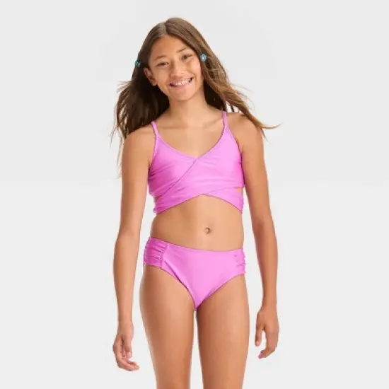 Girls' 'It&rsquo;s a Wrap' Solid Bikini Set - art class&trade; image {5}