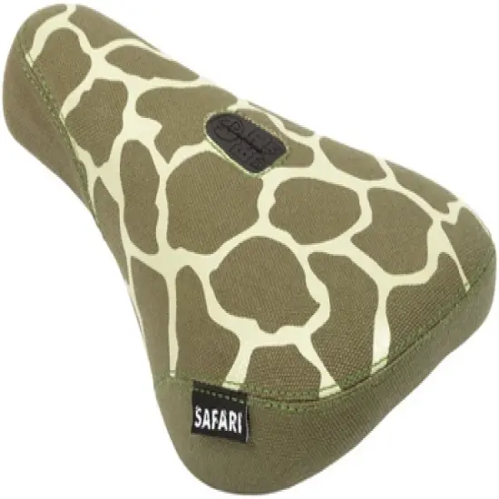BSD Safari Seat - Green Pivotal Synthetic Unisex BMX Saddle image {2}