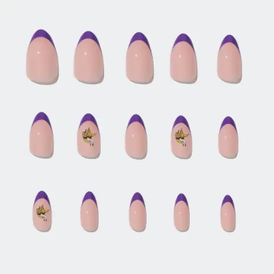 Glamnetic x Fanatics Minnesota Vikings Press-On Nails - 30ct - Ulta Beauty image {4}