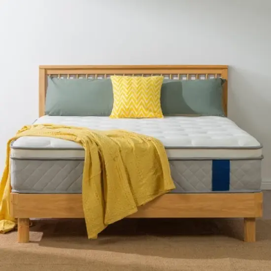 Dexmalle 12 Inch Breathable Cool Cover Memory Foam Individual Pocket Spring Hybrid Mattress image {6}