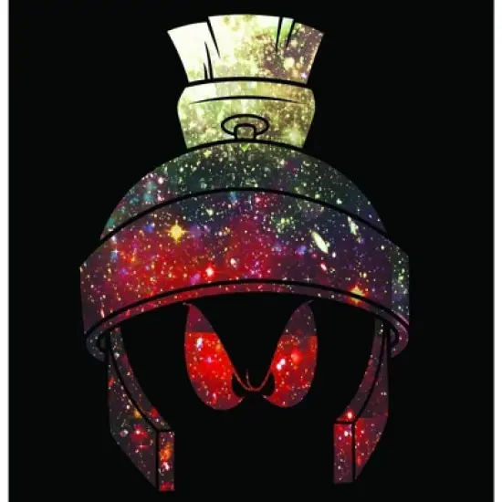 Looney Tunes Marvin The Martian Galaxy Boys' Black Short-Sleeve T-shirt Toddler Boy to Youth Boy image {1}