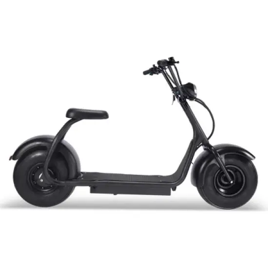MotoTec Fat Tire 60v 18ah 2000w Lithium Electric Scooter Black image {5}