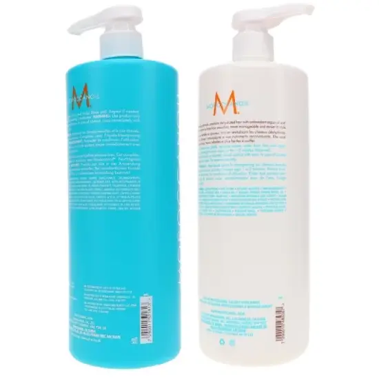Moroccanoil Hydrating Shampoo 33.8 oz & Hydrating Conditioner 33.8 oz Combo Pack image {4}