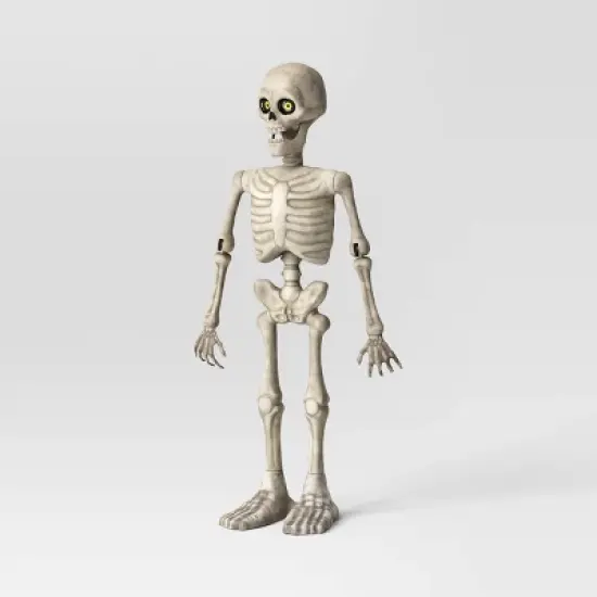 3' Animated Skeleton Halloween Decorative Prop Off-White - Hyde and EEK! Boutique&trade; image {2}