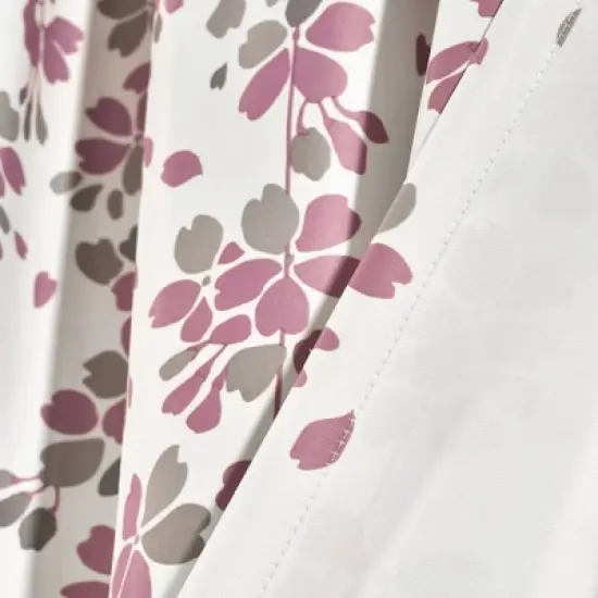 Set of 2 Weeping Flower Light Filtering Window Curtain Panels - Lush D&eacute;cor image {4}