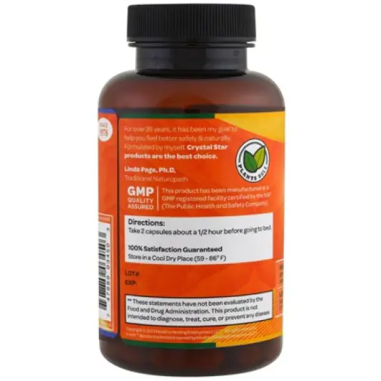 Crystal Star Night Caps, 60 Vegetarian Capsules image {2}