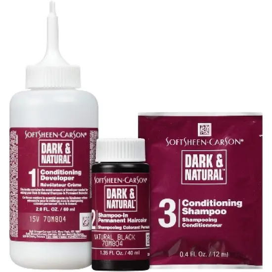 SoftSheen-Carson Dark & Natural Hair Color Black #32 Kit, 1 Count image {3}