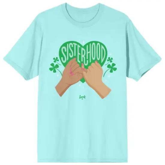 Luck Movie Sisterhood Crew Neck Short Sleeve Celadon Women's T-shirt image {3}