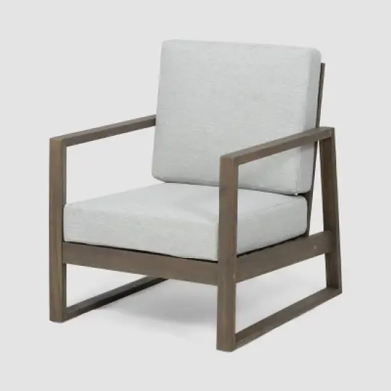 Belgian 6pc Acacia Wood Fire Conversation Set - Christopher Knight Home image {2}