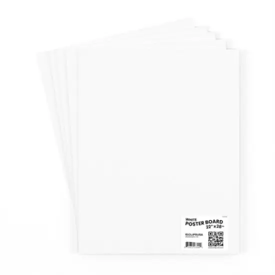 Large White Poster Boards - 22 X 28 Inches (100 Packs) image {4}