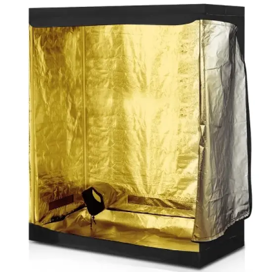 48''x24''x60'' Mylar Indoor Grow Tent Room Reflective Hydroponic Garden Growing image {3}