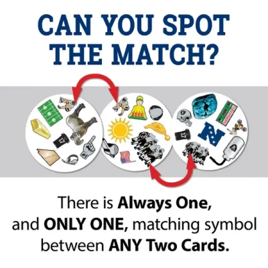 MasterPieces Officially Licensed NFL Las Vegas Raiders Spot It Game for Kids and Adults image {3}