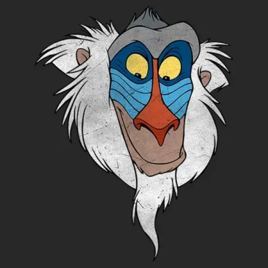 Men's Lion King Rafiki Face T-Shirt image {1}