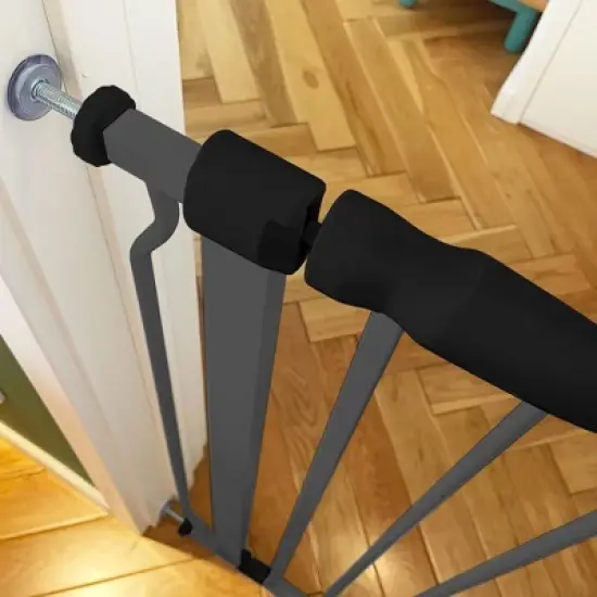 BalanceFrom Walk Thru Safety Gate for Baby and Pets, Doorways, Stairways, Hallways, Fits 29.1-33.8 Inch Openings, 36 Inch Height, Graphite image {4}