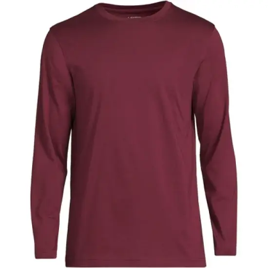 Lands' End Men's Long Sleeve Supima Tee image {15}