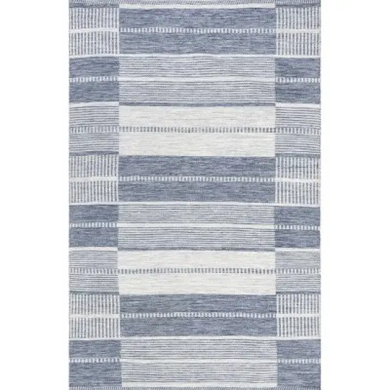 nuLOOM Rayla Striped Blocks Indoor/Outdoor Patio Area Rug image {9}