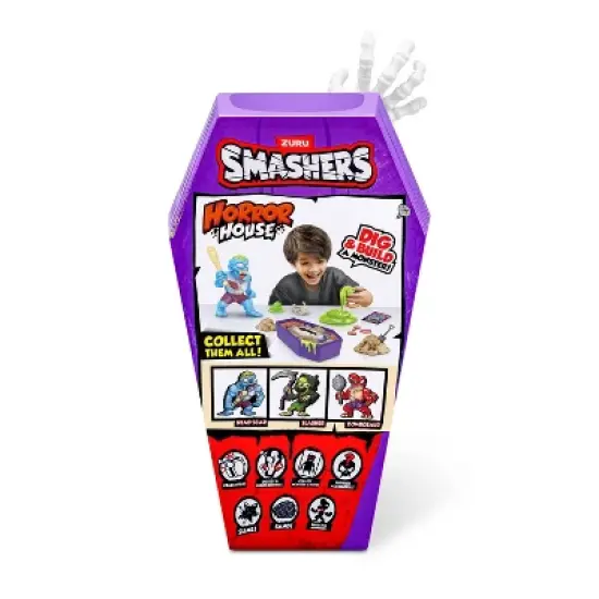 Smashers Horror House Mini Figure Set: 16-Piece Action Figure Playset, Polypropylene Material for Creative Thinking image {11}