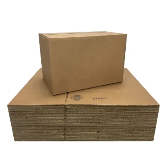 UOFFICE Pack of 25 Corrugated Boxes 16" x 12" x 12" image {4}