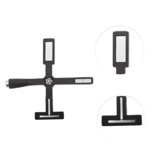 Unique Bargains Multifunctional Cross Shape Nail Magnet 1 Pc image {2}