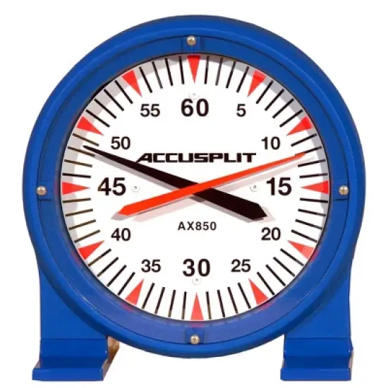 Accusplit AX850 15" Swim Pace Clock with 12-Inch Index Face | Great for Swim Training, Continuous and Lap Timing | Includes Detachable Feet image {2}