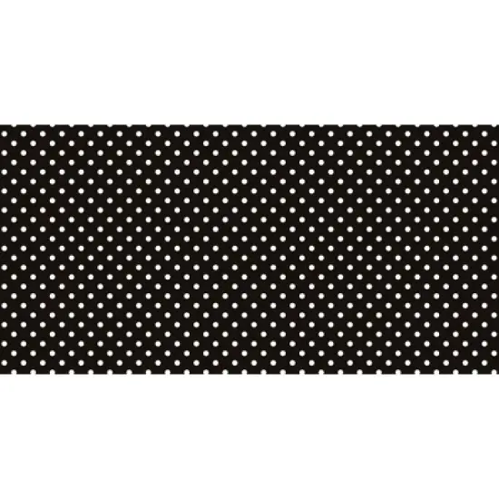 Fadeless Designs Paper Roll, Classic Dots Black and White, 48 Inches x 50 Feet image {1}