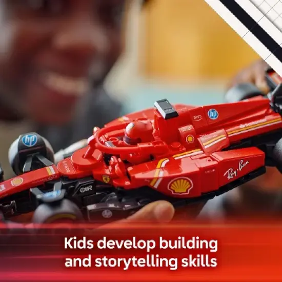 LEGO Speed Champions Ferrari SF-24 F1 Race Car Building Set and Toy Driver 77242 image {4}