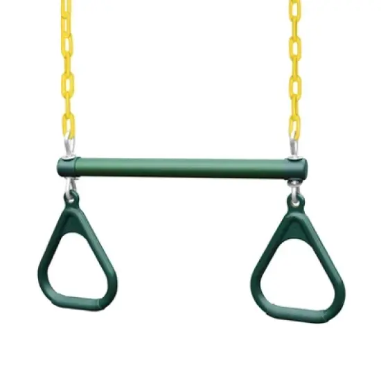 Gorilla Playsets 17-Inch Trapeze Bar Assembly with Rings and Coated Chains image {6}