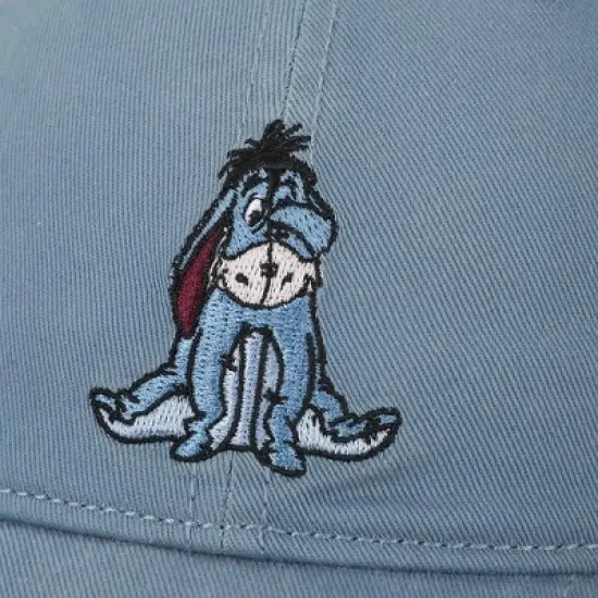 Disney Winnie The Pooh Eeyore Men's Blue Unstructured Baseball Cap image {6}
