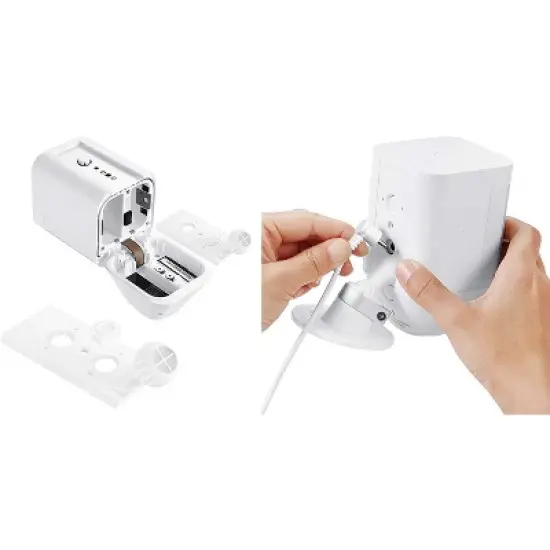 Wasserstein Solar Panel Compatible with Ring Spotlight Cam Battery and Ring Stick Up Cam Battery (1 Pack) image {5}