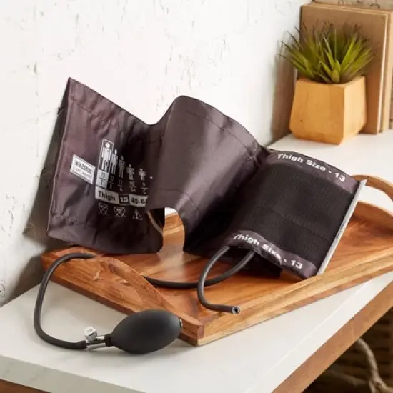 McKesson LUMEON Thigh Cuff Leg Reusable Blood Pressure Cuff and Bulb 1 per Box image {2}