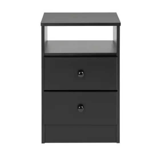Astrid 2 Drawer Nightstand - Prepac image {2}