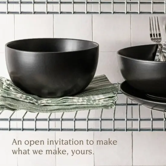 over&back 2.3qt Coupe Hand-Finished Stoneware Tall Serving Bowl Semi-Matte image {3}