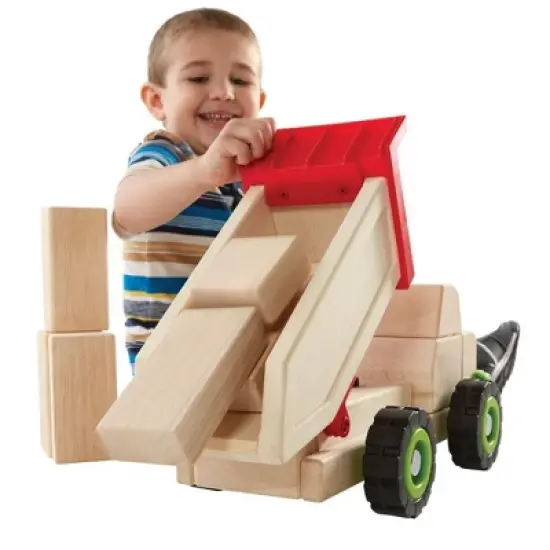 Guidecraft Block Science Big Dump Truck image {1}