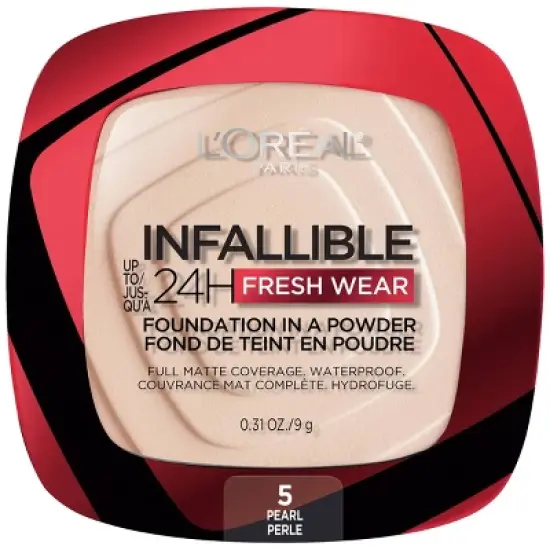 L'Oreal Paris Infallible Up to 24H Fresh Wear Foundation in a Powder - 0.31oz image {9}
