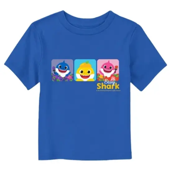 Toddler's Baby Shark Trio Family Panels T-Shirt image {2}