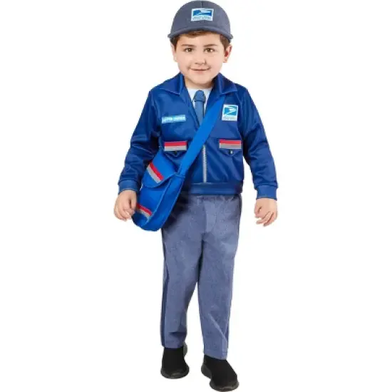 Rubies Kids' United States Postal Service Letter Carrier Halloween Costume Apparel Set image {1}