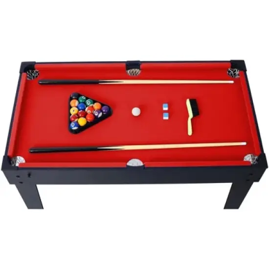 Multi Game Table, 43 Inch 5-in-1 Combo Game Table, Hockey/Soccer Foosball/Pool/Table Tennis/basketball Table Combination Kit for Game Room Home image {6}