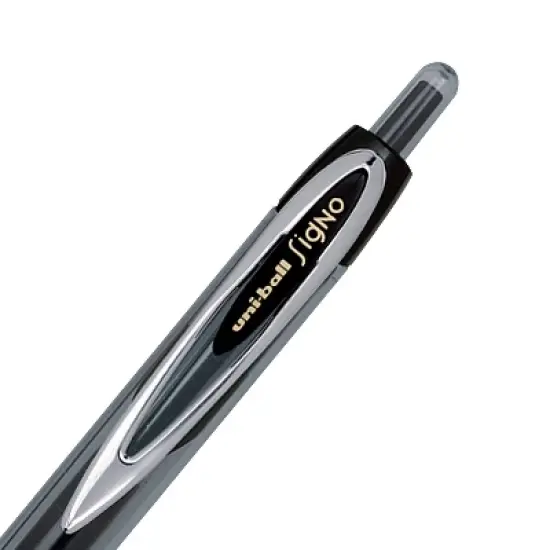 uni-ball uniball 207 Retractable Gel Pens Ultra Micro Point 0.38mm Black Ink Dozen (1790922) image {4}