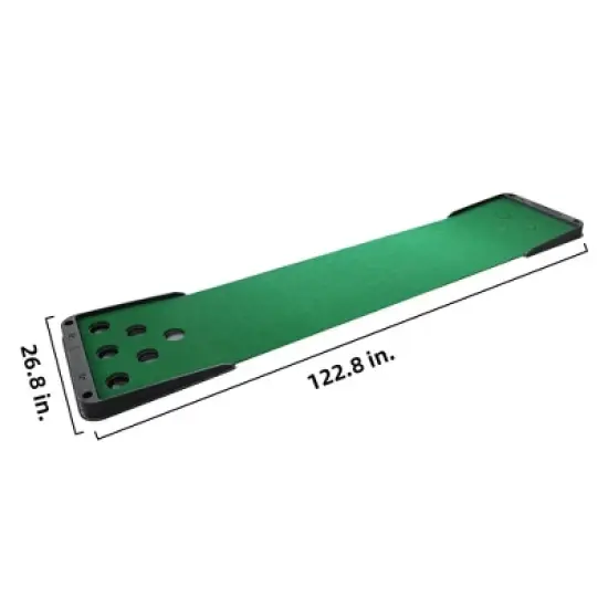 Swtroom Golf Putting Mat Auto Ball Return Putting Green Mat Game Practice Golf Gifts Home Office Backyard image {1}