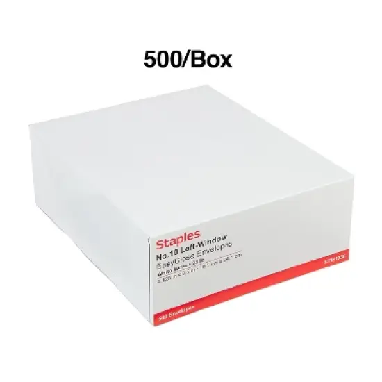 MyOfficeInnovations QuickStrip EasyClose Business Envelope 4 1/8" x 9 1/2" 500/BX 381936 image {3}
