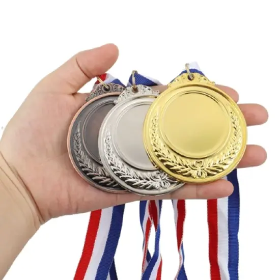 Unique Bargains Corrosion-Resistant DIY Sports Award Medals 10 Pcs image {4}